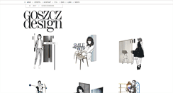Desktop Screenshot of goszczdesign.com